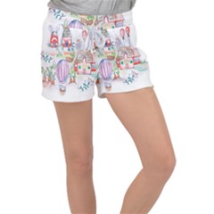 Easter Village  Velour Lounge Shorts by ConteMonfrey