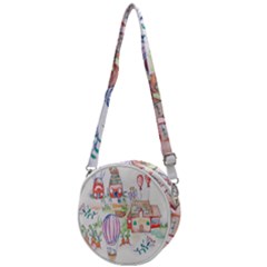 Easter Village  Crossbody Circle Bag by ConteMonfrey