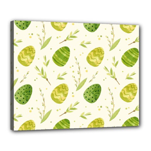 Easter Green Eggs  Canvas 20  X 16  (stretched) by ConteMonfrey