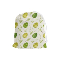 Easter Green Eggs  Drawstring Pouch (large) by ConteMonfrey