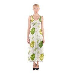 Easter Green Eggs  Sleeveless Maxi Dress by ConteMonfrey