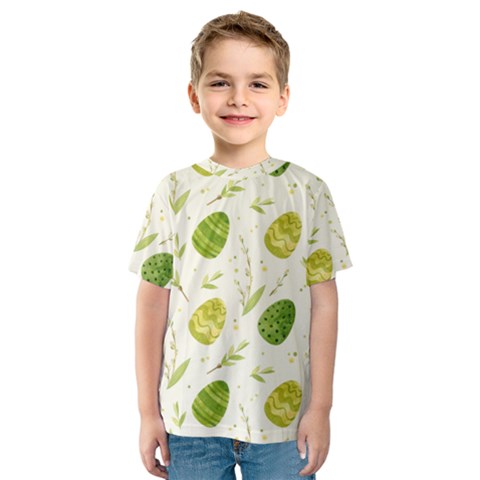 Easter Green Eggs  Kids  Sport Mesh Tee by ConteMonfrey