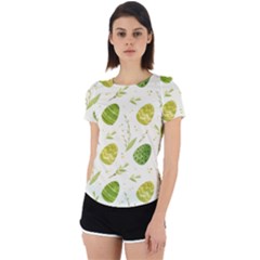 Easter Green Eggs  Back Cut Out Sport Tee by ConteMonfrey