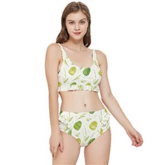 Easter Green Eggs  Frilly Bikini Set by ConteMonfrey