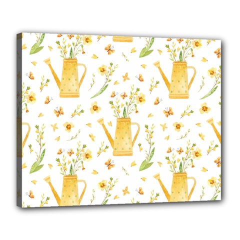 Easter Garden   Canvas 20  X 16  (stretched) by ConteMonfrey