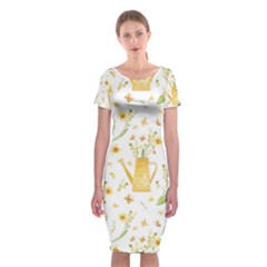 Easter Garden   Classic Short Sleeve Midi Dress by ConteMonfrey