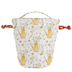 Easter Garden   Drawstring Bucket Bag by ConteMonfrey