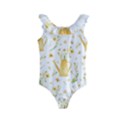 Easter Garden   Kids  Frill Swimsuit View1