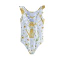 Easter Garden   Kids  Frill Swimsuit View2