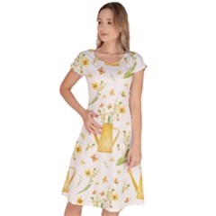 Easter Garden   Classic Short Sleeve Dress by ConteMonfrey