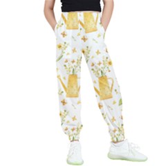 Easter Garden   Kids  Elastic Waist Pants by ConteMonfrey