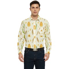 Easter Egg Men s Long Sleeve Pocket Shirt  by ConteMonfrey