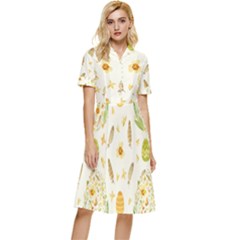 Easter Egg Button Top Knee Length Dress by ConteMonfrey