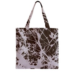 Botanical Motif Drawing Design Zipper Grocery Tote Bag by dflcprintsclothing