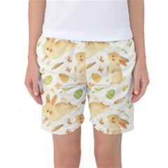 Cute Rabbits - Easter Spirit  Women s Basketball Shorts by ConteMonfrey