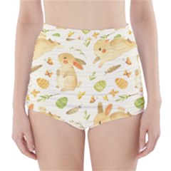 Cute Rabbits - Easter Spirit  High-waisted Bikini Bottoms by ConteMonfrey