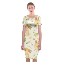 Cute Rabbits - Easter Spirit  Classic Short Sleeve Midi Dress by ConteMonfrey