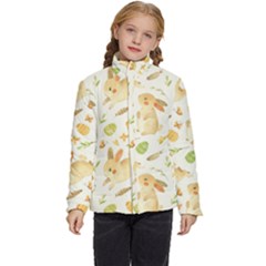 Cute Rabbits - Easter Spirit  Kids  Puffer Bubble Jacket Coat by ConteMonfrey