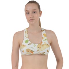 Cute Rabbits - Easter Spirit  Criss Cross Racerback Sports Bra by ConteMonfrey