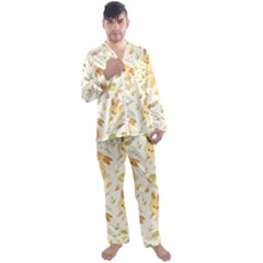 Cute Rabbits - Easter Spirit  Men s Long Sleeve Satin Pajamas Set by ConteMonfrey