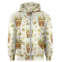 Plant Pot Easter Men s Zipper Hoodie by ConteMonfrey