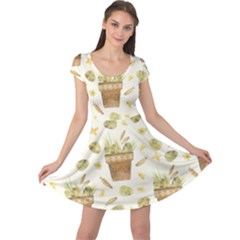 Plant Pot Easter Cap Sleeve Dress by ConteMonfrey