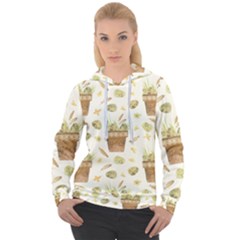 Plant Pot Easter Women s Overhead Hoodie by ConteMonfrey