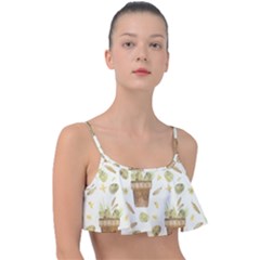 Plant Pot Easter Frill Bikini Top by ConteMonfrey