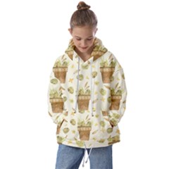 Plant Pot Easter Kids  Oversized Hoodie by ConteMonfrey