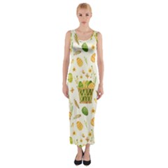 Easter Eggs   Fitted Maxi Dress by ConteMonfrey