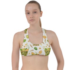 Easter Eggs   Criss Cross Racerback Sports Bra by ConteMonfrey