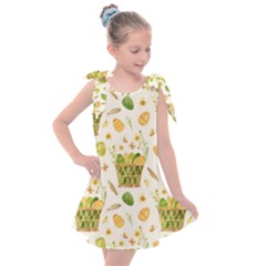 Easter Eggs   Kids  Tie Up Tunic Dress by ConteMonfrey