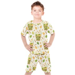 Easter Eggs   Kids  Tee And Shorts Set by ConteMonfrey