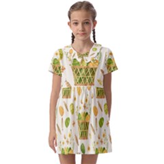 Easter Eggs   Kids  Asymmetric Collar Dress by ConteMonfrey