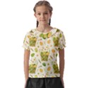 Easter Eggs   Kids  Frill Chiffon Blouse View1