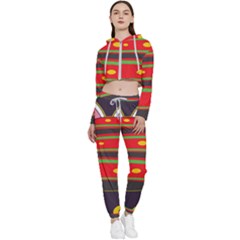 Game Lover Easter - Two Joysticks Cropped Zip Up Lounge Set by ConteMonfrey