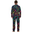 Sketch graphic illustration Men s Long Sleeve Velvet Pocket Pajamas Set View4