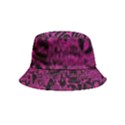 Pink And Black Logo Illustration Inside Out Bucket Hat (Kids) View2