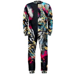 Angry Male Lion Roar Onepiece Jumpsuit (men) by danenraven