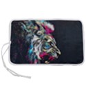 Angry Male Lion Roar Pen Storage Case (L) View1