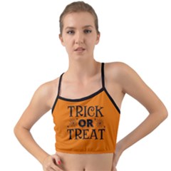 Trick Or Treat Mini Tank Bikini Top by ConteMonfrey