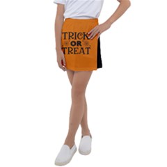 Trick Or Treat Kids  Tennis Skirt by ConteMonfrey