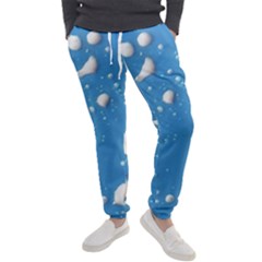 Ice Cream Bubbles Texture Men s Jogger Sweatpants by dflcprintsclothing