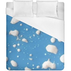 Ice Cream Bubbles Texture Duvet Cover (california King Size) by dflcprintsclothing