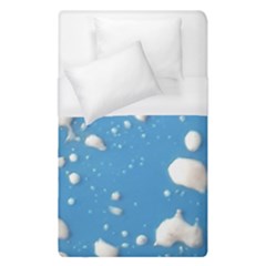 Ice Cream Bubbles Texture Duvet Cover (single Size) by dflcprintsclothing