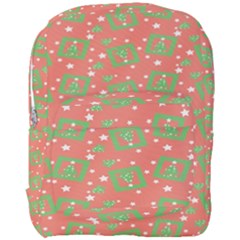 Christmas Textur Full Print Backpack by artworkshop