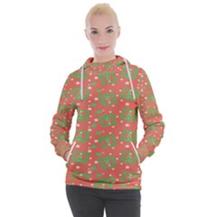 Christmas Textur Women s Hooded Pullover by artworkshop