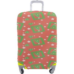 Christmas Textur Luggage Cover (large) by artworkshop