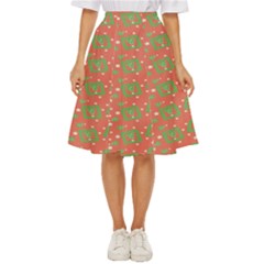 Christmas Textur Classic Short Skirt by artworkshop