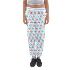 Christmas Textur Women s Jogger Sweatpants by artworkshop